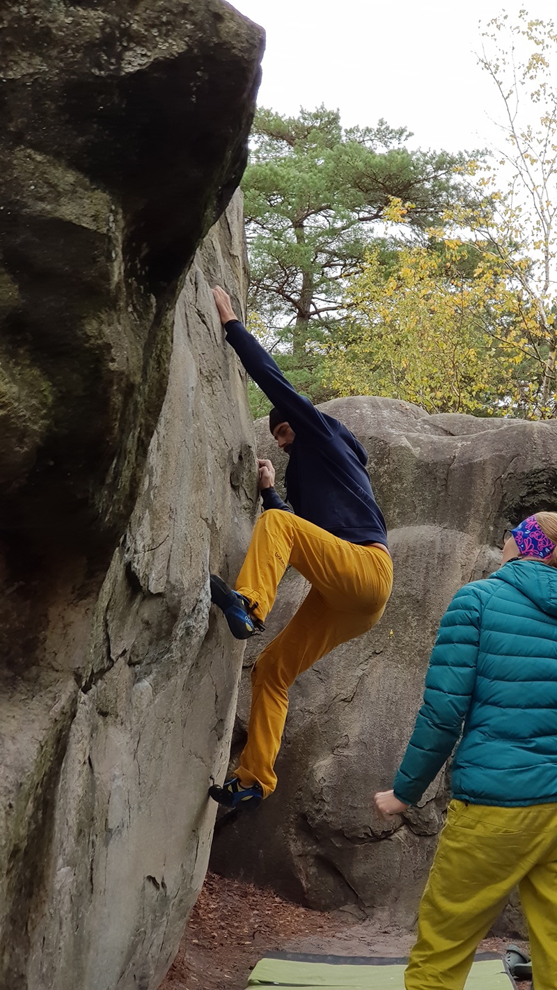 Bouldering vo Fontainebleau