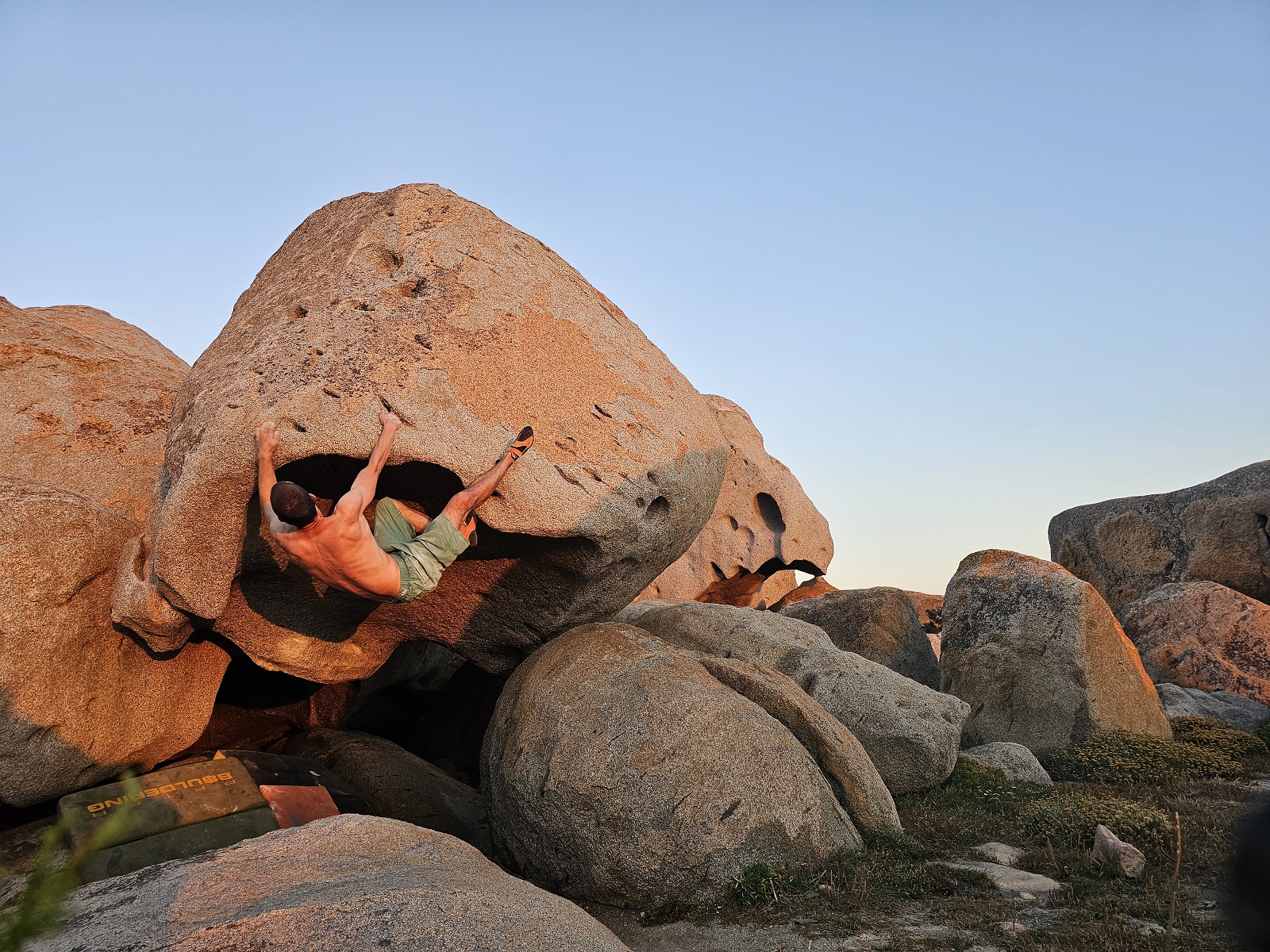 Punta di Capineru bouldering