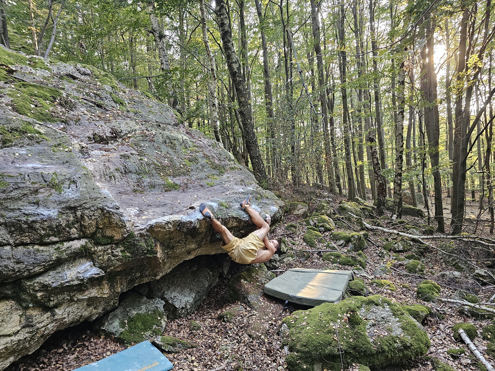 Bouldering nad horárňou pri Rybníčku