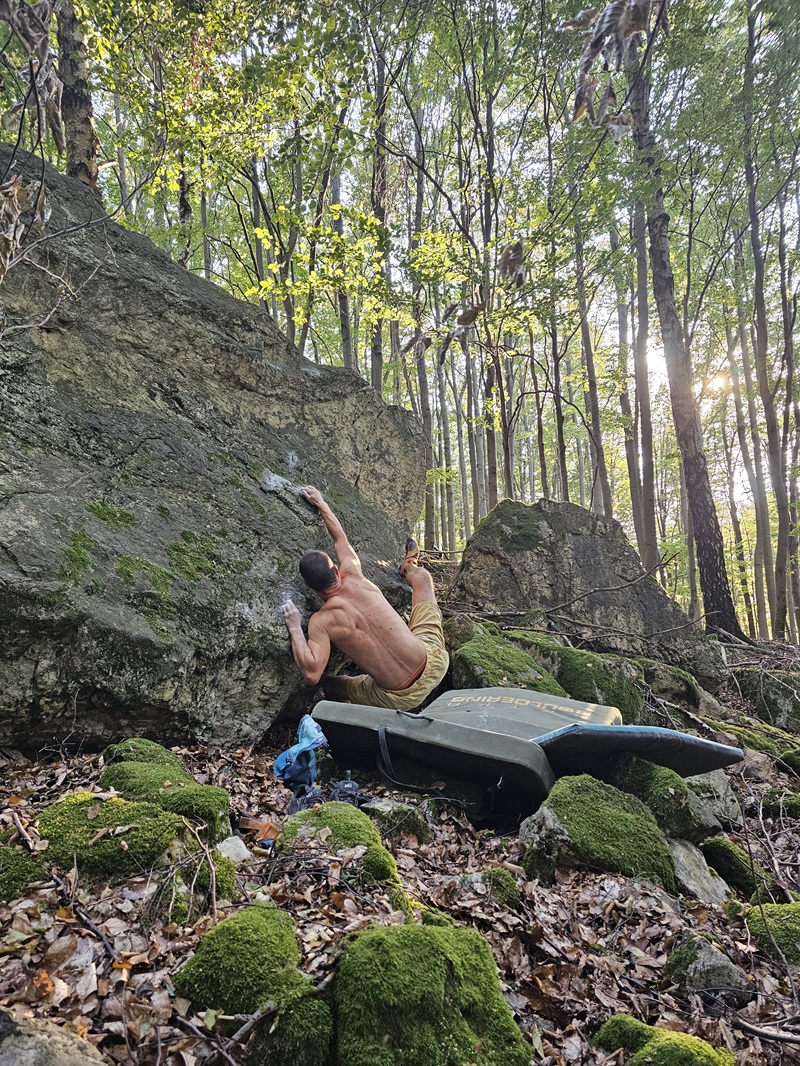 Bouldering nad horárňou pri Rybníčku