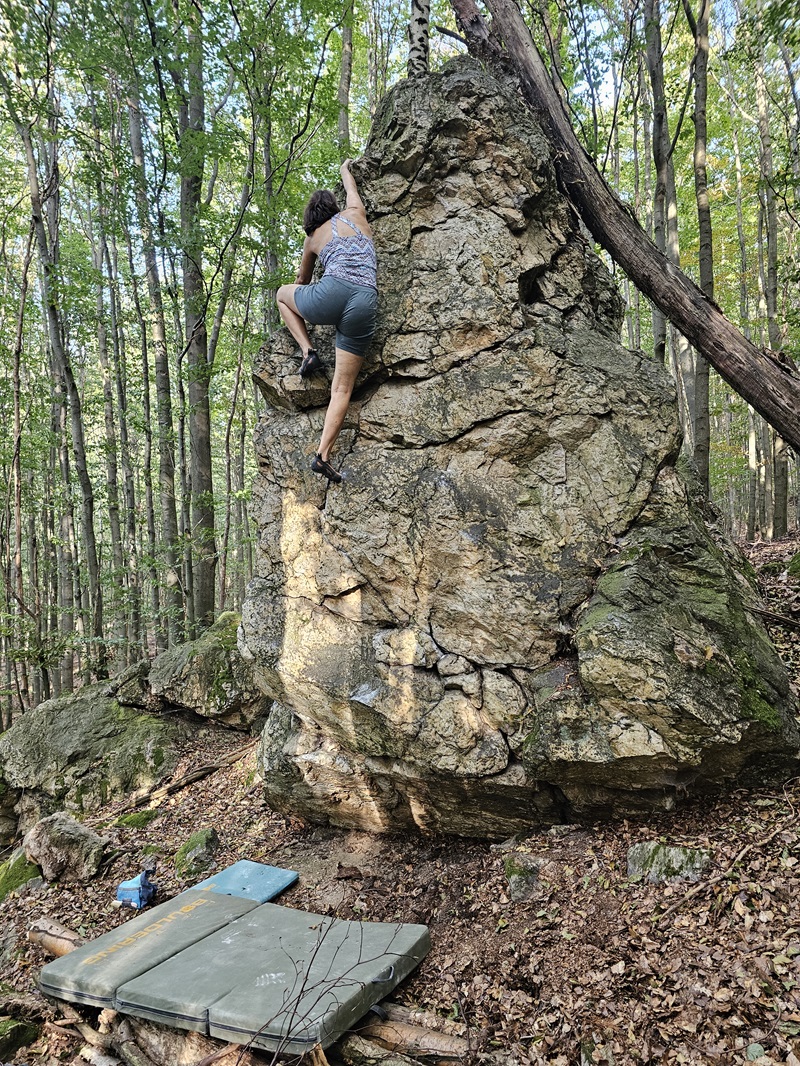 Bouldering nad horárňou pri Rybníčku