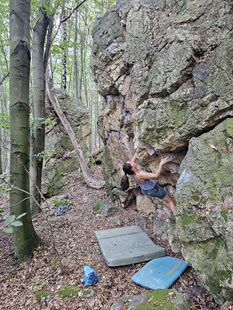 Bouldering nad horárňou pri Rybníčku