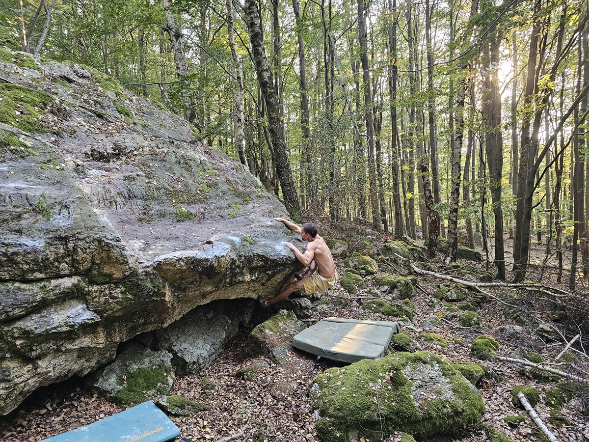 Bouldering nad horárňou pri Rybníčku