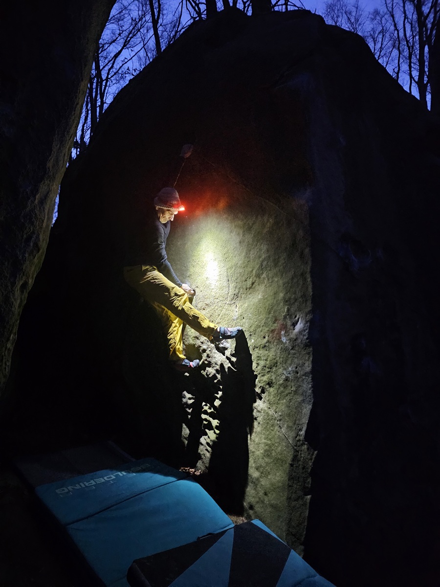 Bouldering na Pečínke