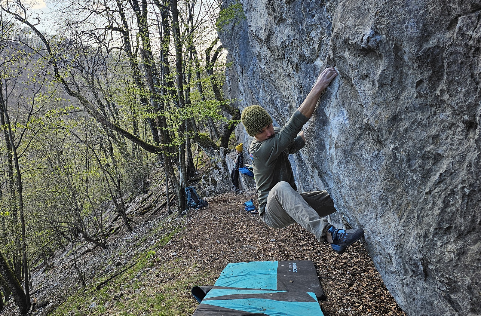 Scarpa Instinct VSR pri testovaní na Modranskej skale