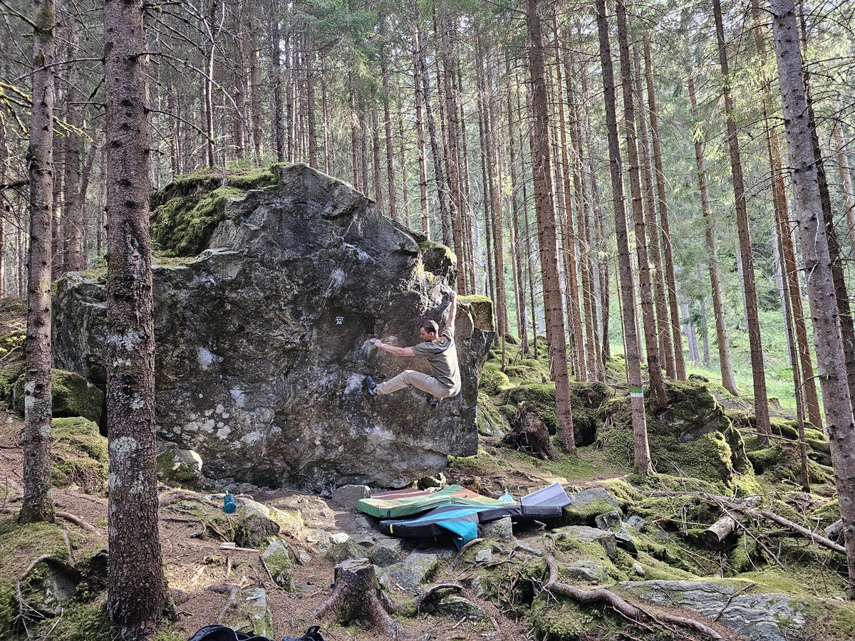 Bouldering v Pitztali - Mandlers Boden